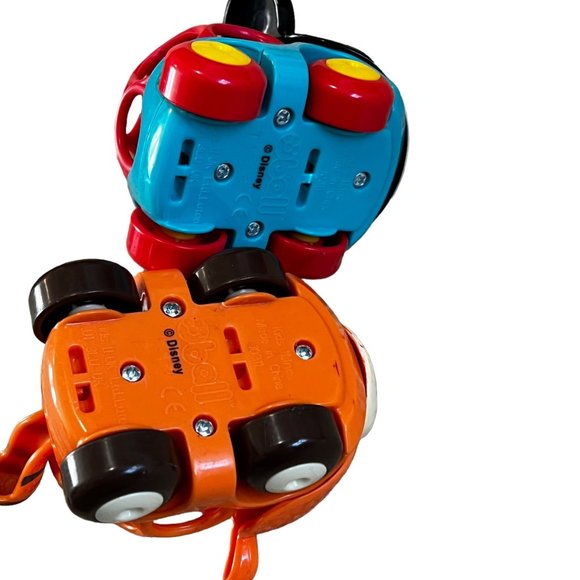 Disney Oball Mickey Mouse & Pooh's Tigger Set of 2 Go Grippers Baby Cars Toys - Picture 2 of 3